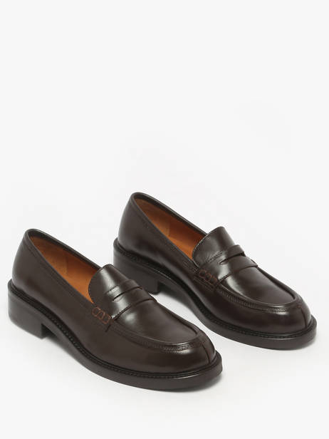 Slippers Uit Leder Aliwell Bruin women A3227 ander zicht 1